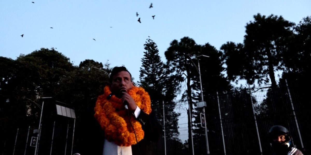 ‘कागे’ले गरे नारायणहिटीअगाडि काग सम्मेलन