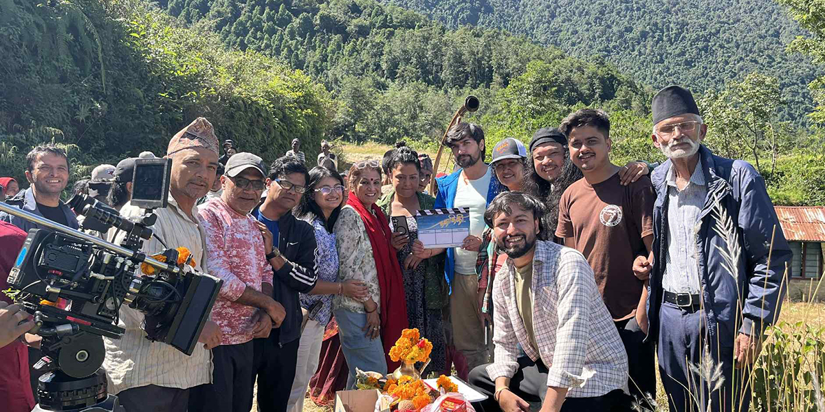 पर्वतबाट सुरु भयो विक्की अग्रवालको फिल्म ‘ककाकिकी’ को छायांकन