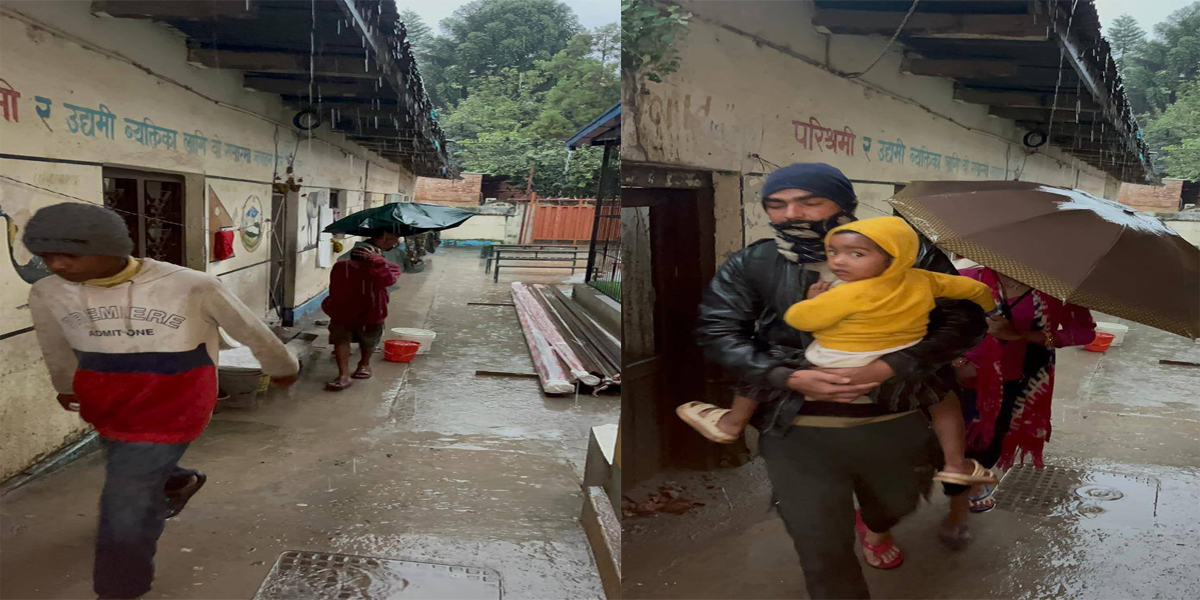 जोखिम बस्तीका बासिन्दालाई विद्यालयमा स्थानान्तरण गर्दै काठमाडौँ महानगर
