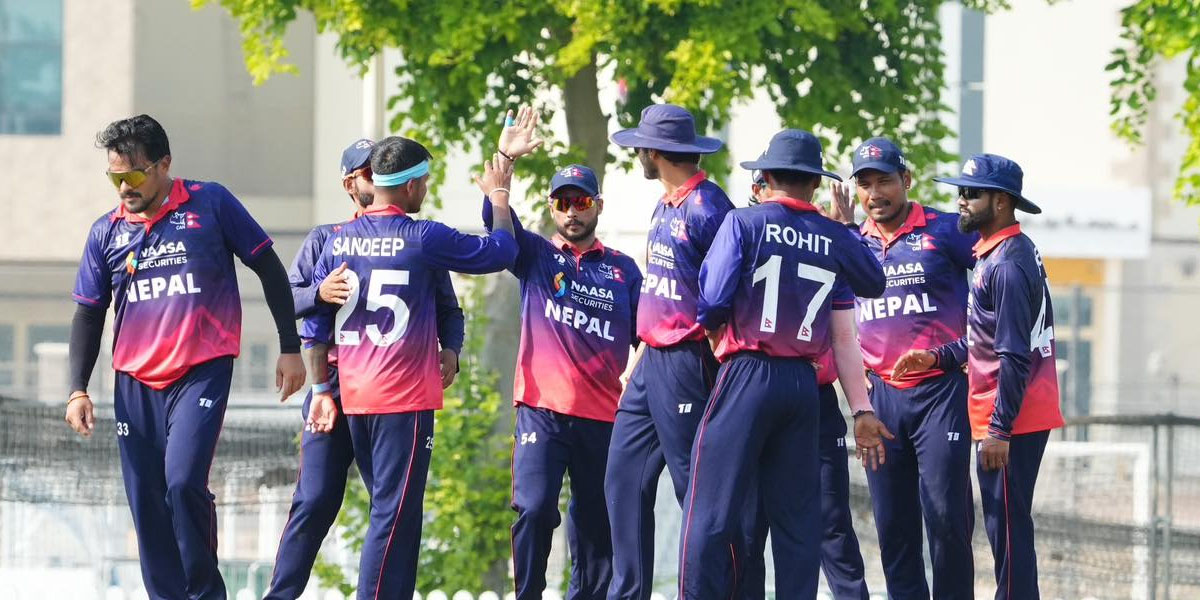 यूएईसँग नेपाल ५ विकेटले पराजित