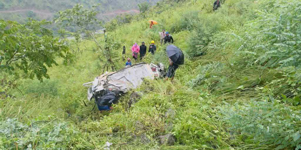 पाँचथरमा जिप दुर्घटना : ६ जनाको मृत्यु