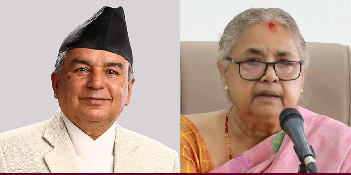 राष्ट्रपति र प्रधानमन्त्रीबीच भेटवार्ता