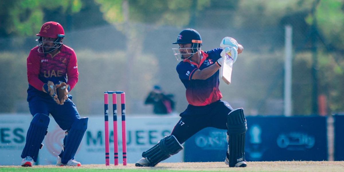 नेपालले यूएईलाई दियो २३४ रनको लक्ष्य