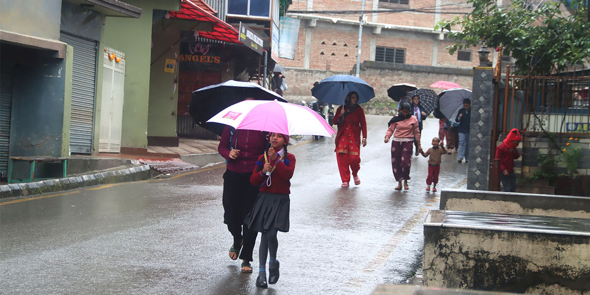 आज रातिदेखि भारी वर्षाको सम्भावना, धान नकाट्न मौसमविद्को आग्रह