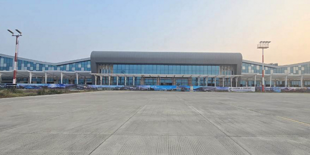 निर्धारित समयअगावै तयार भयो राँझा विमानस्थलको नयाँ टर्मिनल भवन