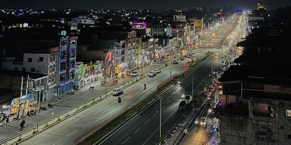 भरतपुरको २१० किलोमिटर सडकमा ‘स्मार्ट बत्ती’