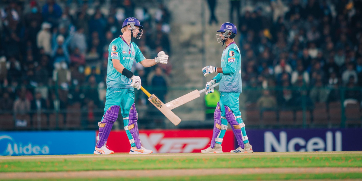 एनपीएलको दोस्रो संस्करणको पहिलो खेलमा जनकपुरलाई हराउँदै काठमाडौँ विजयी