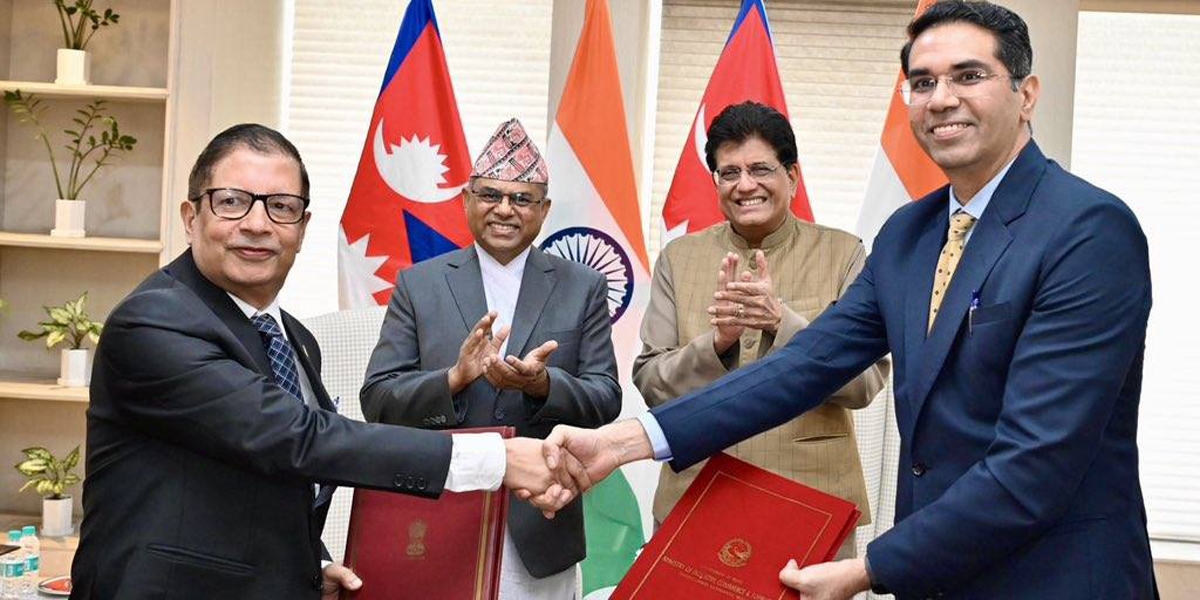 नेपाल–भारतबीच पारवहन सन्धिको प्रोटोकल संशोधन