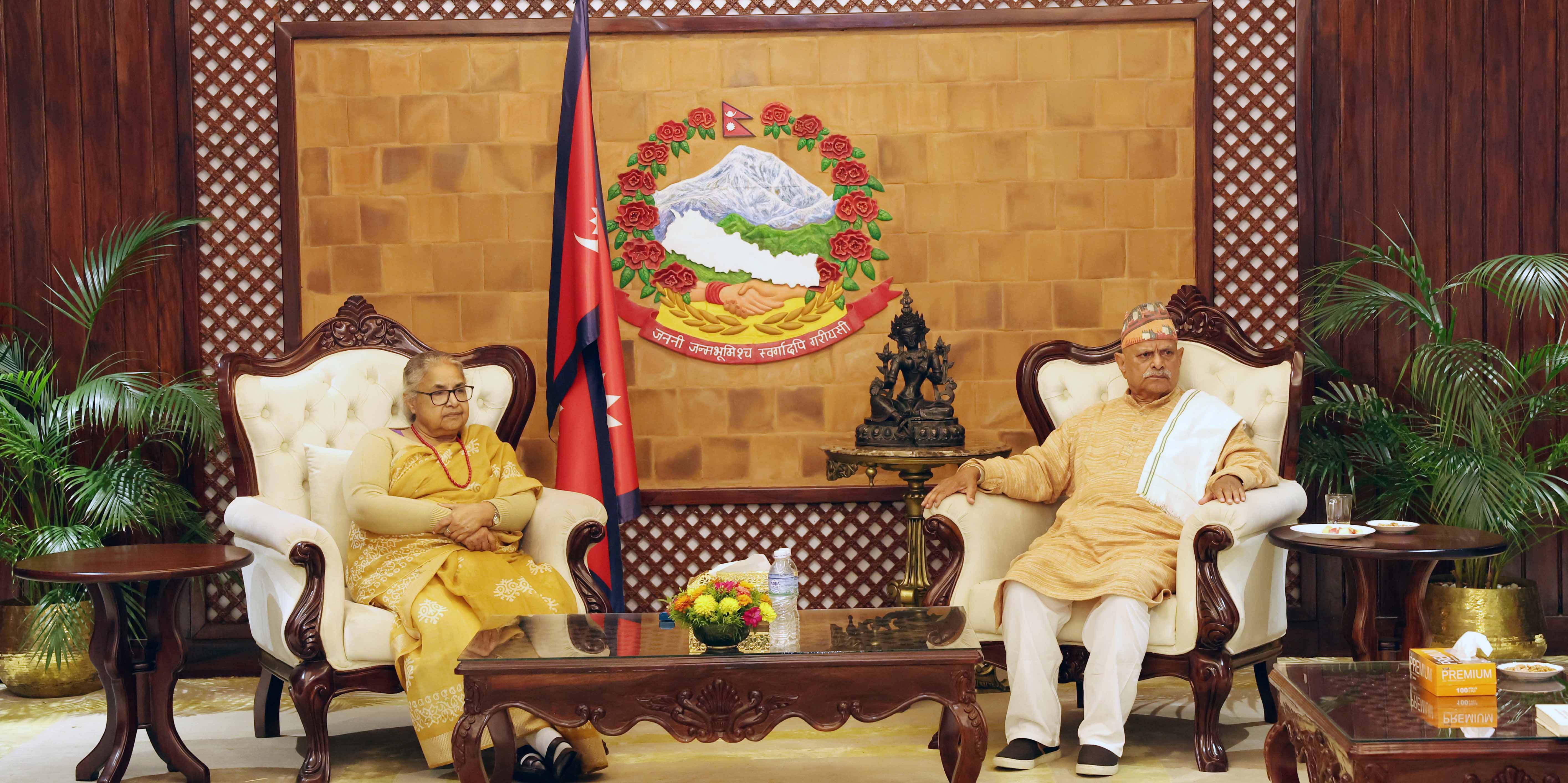 प्रधानमन्त्री कार्की र पूर्वराष्ट्रपति यादवबीच भेटवार्ता, निर्वाचनबारे छलफल