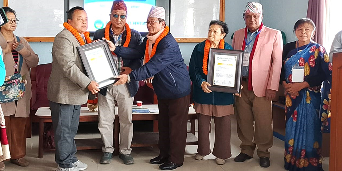 पत्रकार सचित राईलाई रवि महाभाराको सम्मान