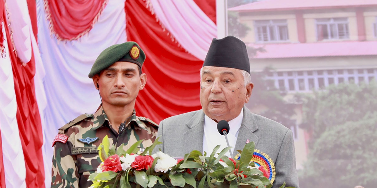 लोकतन्त्र, देश र जनताका लागि फागुन २१ गतेको निर्वाचन अपरिहार्य : राष्ट्रपति पौडेल