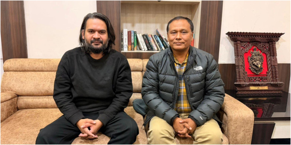 बालेनसँग तस्बिर खिचाउँदै कुलमानले लेखे- देश बनाउने अभियानमा सँगै छौँ