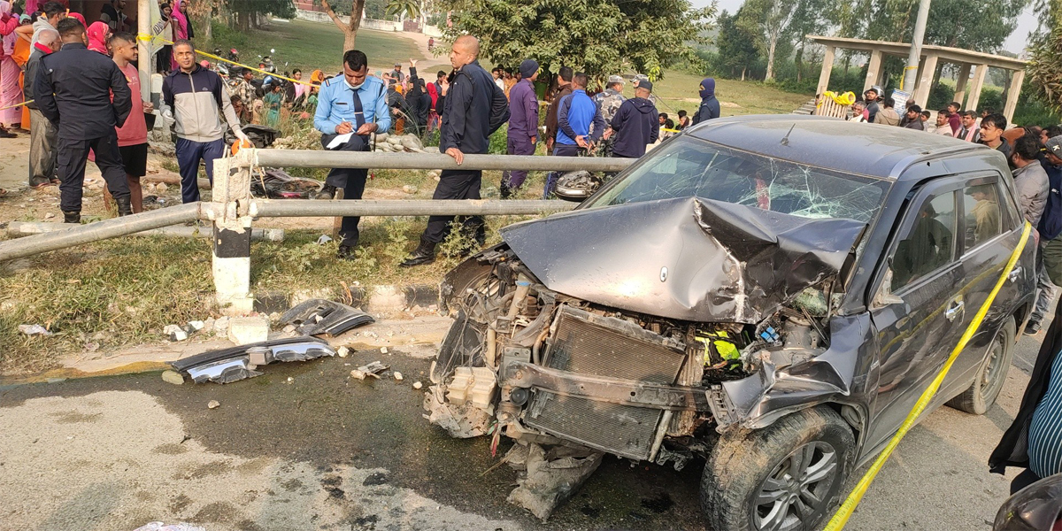 कारले ठक्कर दिँदा महिलाको मृत्यु