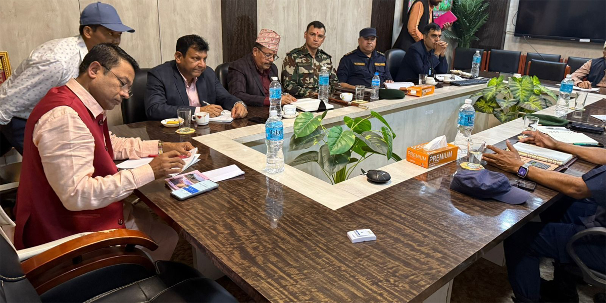 सुरक्षा खाका तयार पार्न मुख्यमन्त्री यादवको निर्देशन