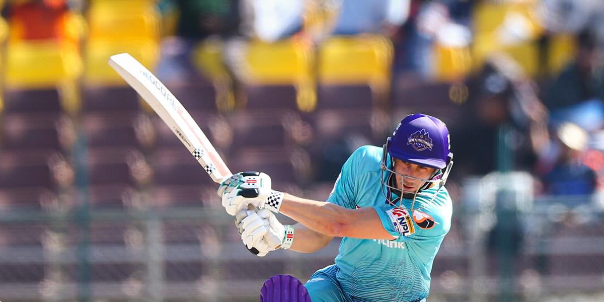 एनपीएलमा जोन सिम्प्सन अर्धशतक बनाउने १२औँ खेलाडी