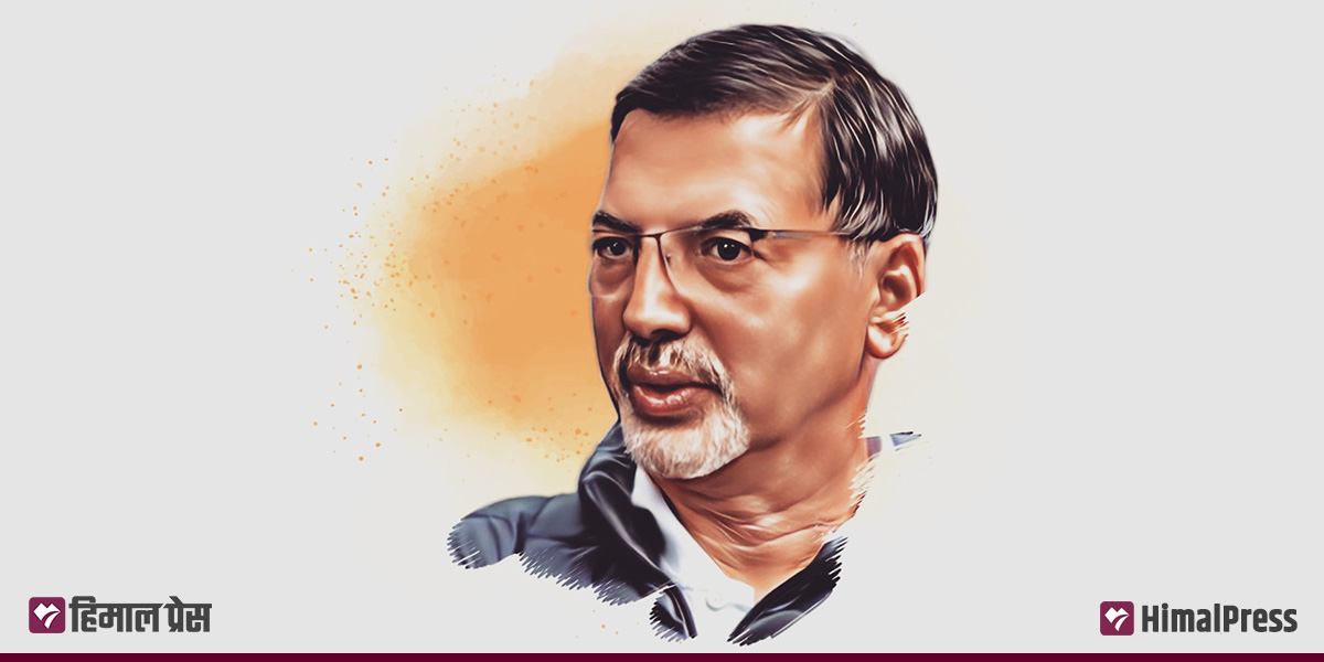 विशेष पत्रकार सम्मेलन गर्दै जनार्दन शर्मा