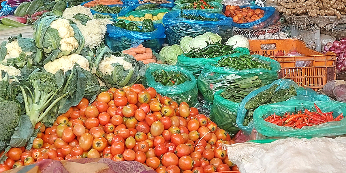 यस्तो छ आजका लागि सागसब्जी र फलफूलको थोक मूल्य