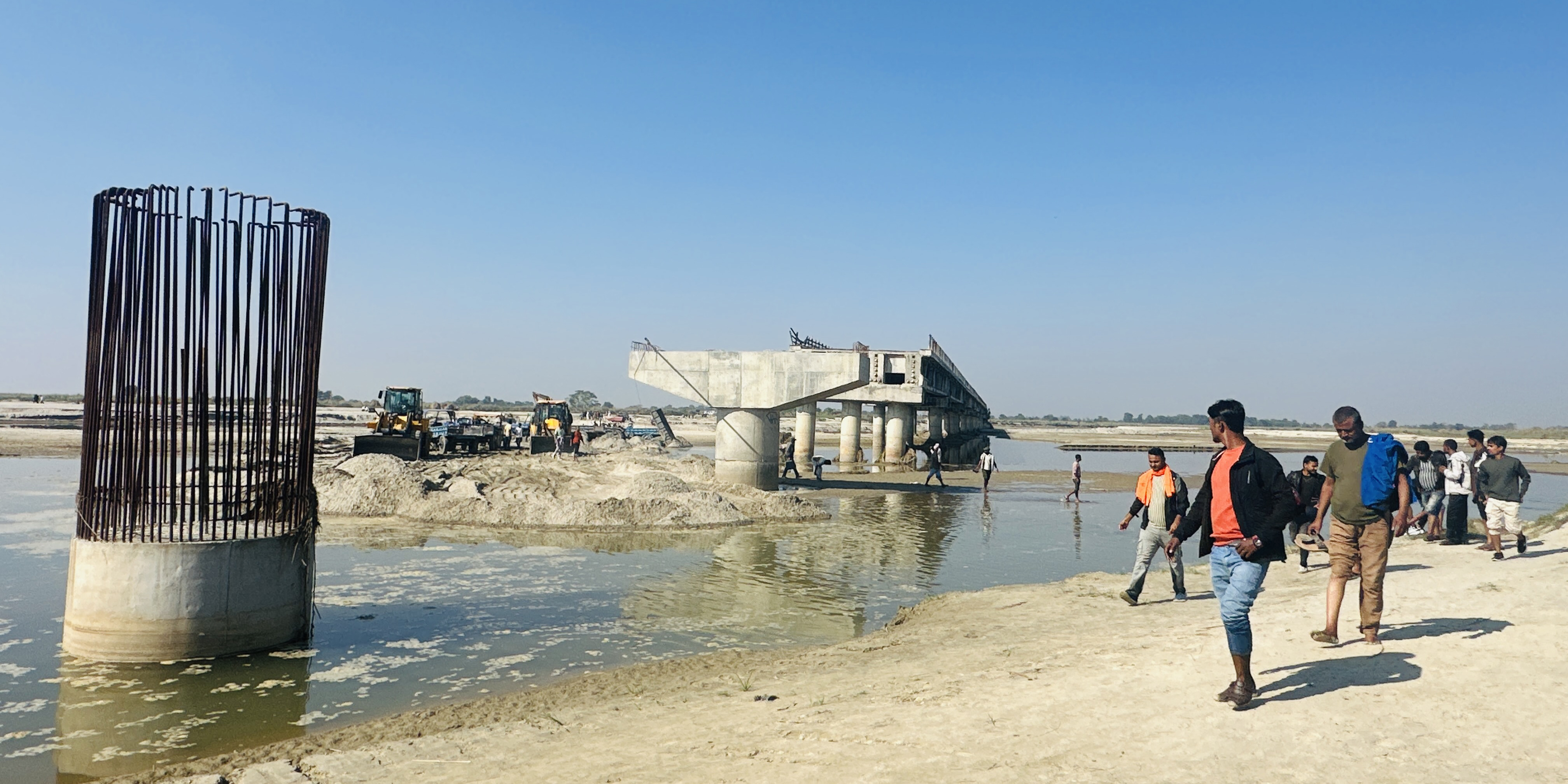 १४ वर्षमा बनेन कमला पुल, तीन महिनाभित्र सम्पन्न गर्ने निर्माण कम्पनीको बाचा