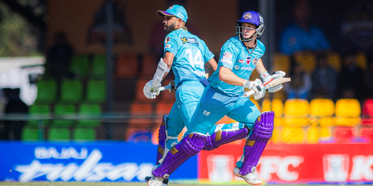 काठमाडौँले चितवन राइनोजलाई दियो १ सय ४३ रनको लक्ष्य