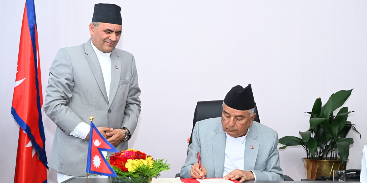 सेना परिचालन गर्न राष्ट्रपतिबाट स्वीकृति