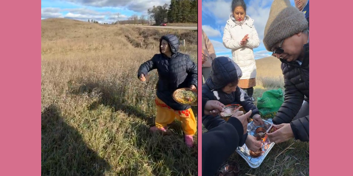 क्यानडाका नेपाली समुदायले शतबीज छरेर मनाए बालाचतुर्दशी