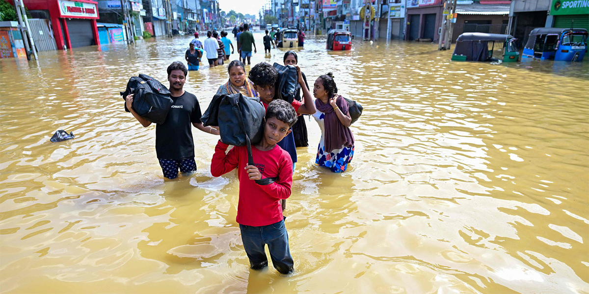श्रीलंकामा बाढीका कारण १९३ जनाको मृत्यु