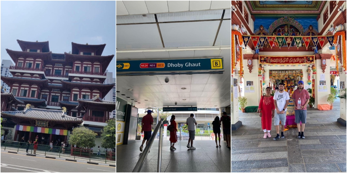 सिंगापुर : धोबीघाट, मरिअम्मन मन्दिर, सुल्तान मस्जिद र ‘चटके’ मेसिन