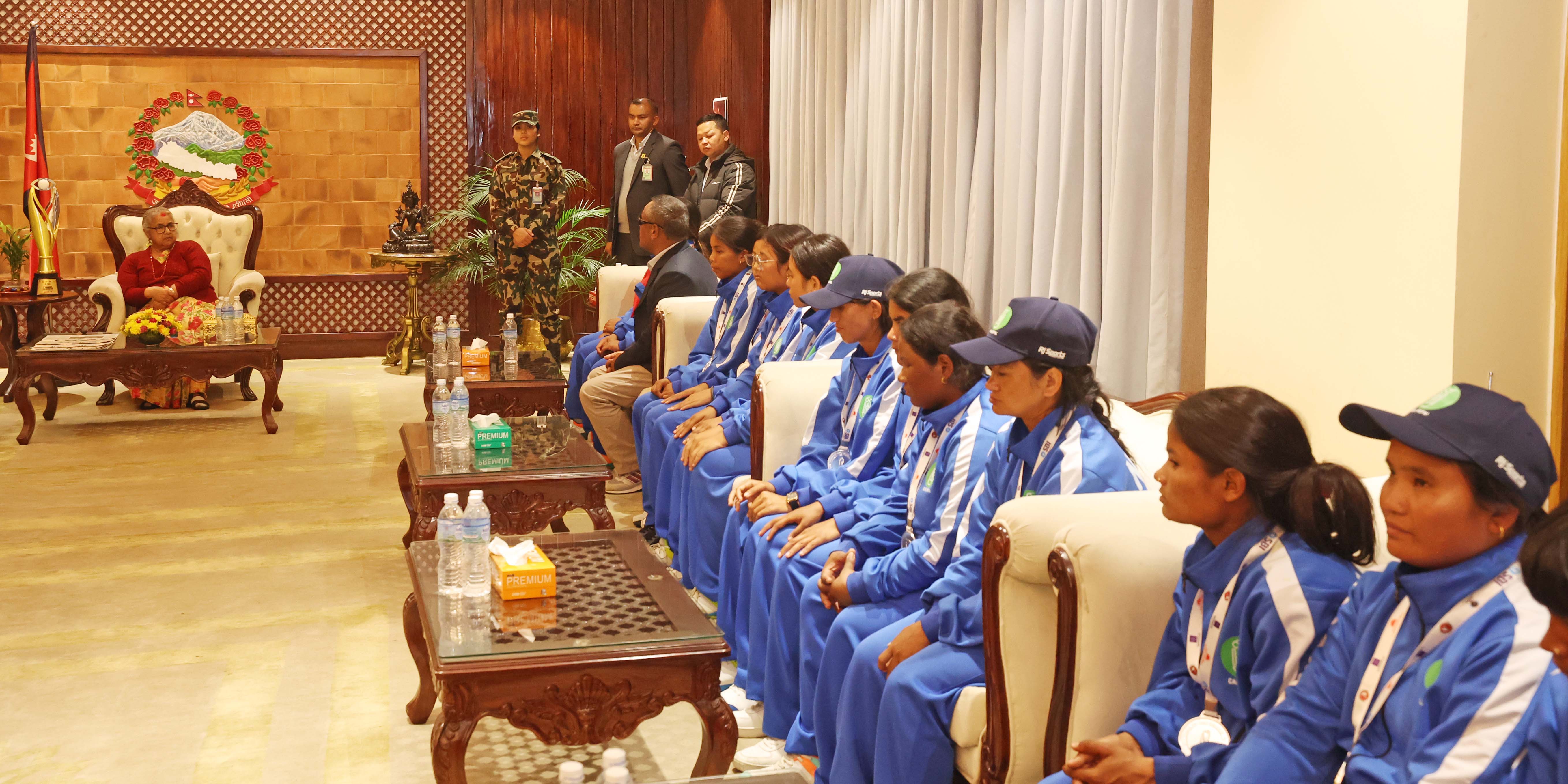 दृष्टिविहीन महिला टी-२० विश्वकपमा उपविजेता टोलीलाई प्रधानमन्त्री कार्कीको बधाई