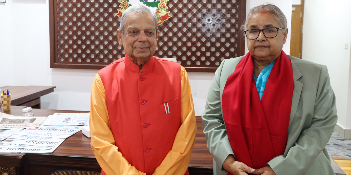 प्रधानमन्त्री कार्की र लोसपा अध्यक्ष ठाकुरबीच भेटवार्ता