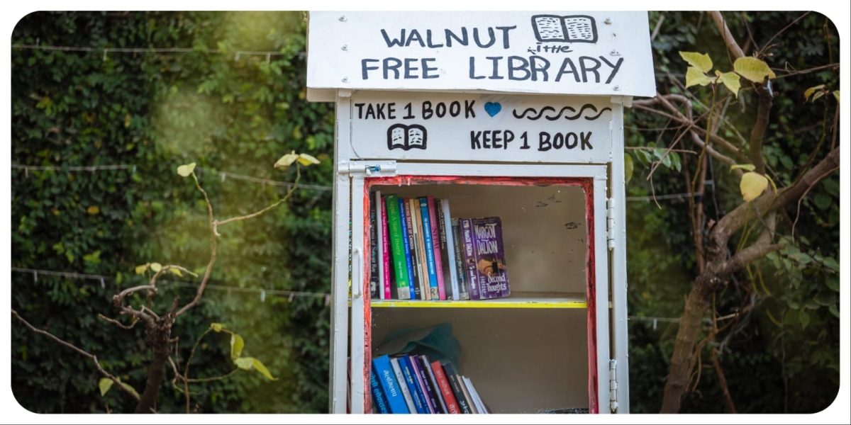 वालनट बिस्ट्रोले सुरु गर्‍यो ‘लिटल फ्री लाइब्रेरी’