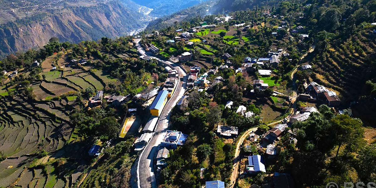 म्याग्दीको नेप्टेचौर गाउँ