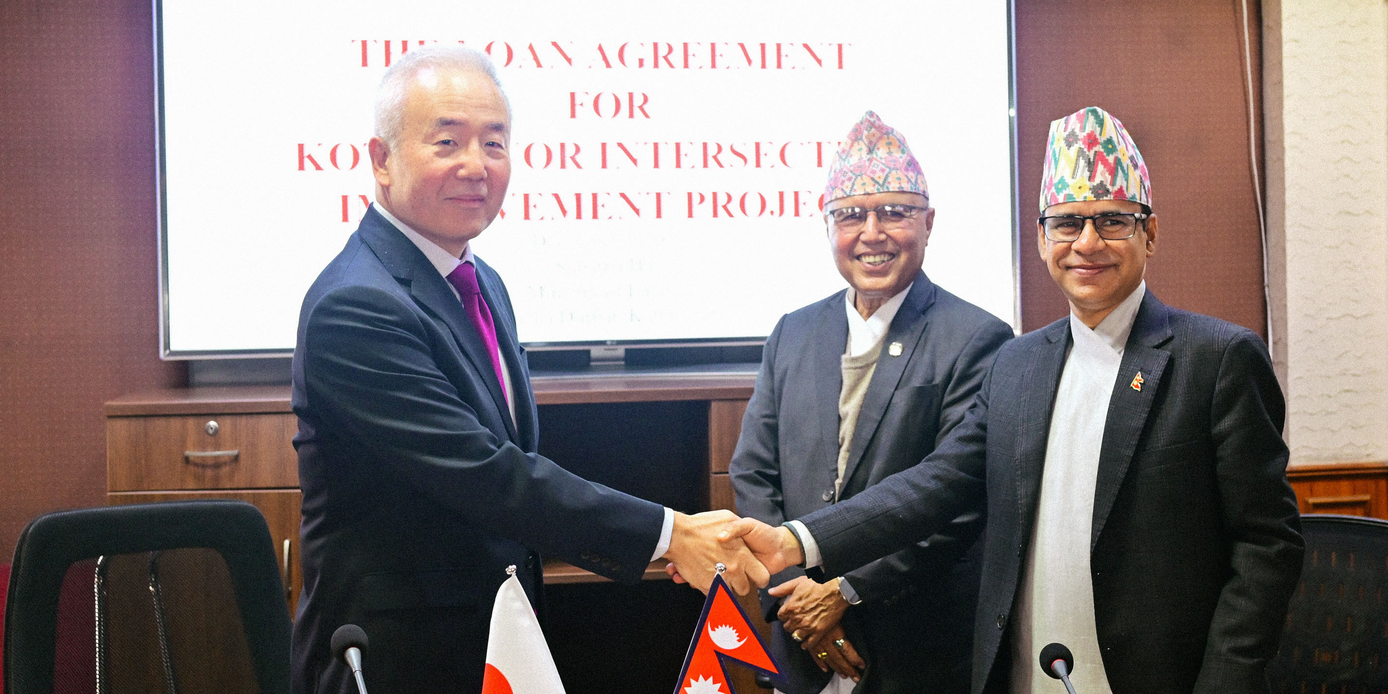 कोटेश्वर चोक सुधार आयोजनाका लागि जापानसँग ऋण सम्झौता