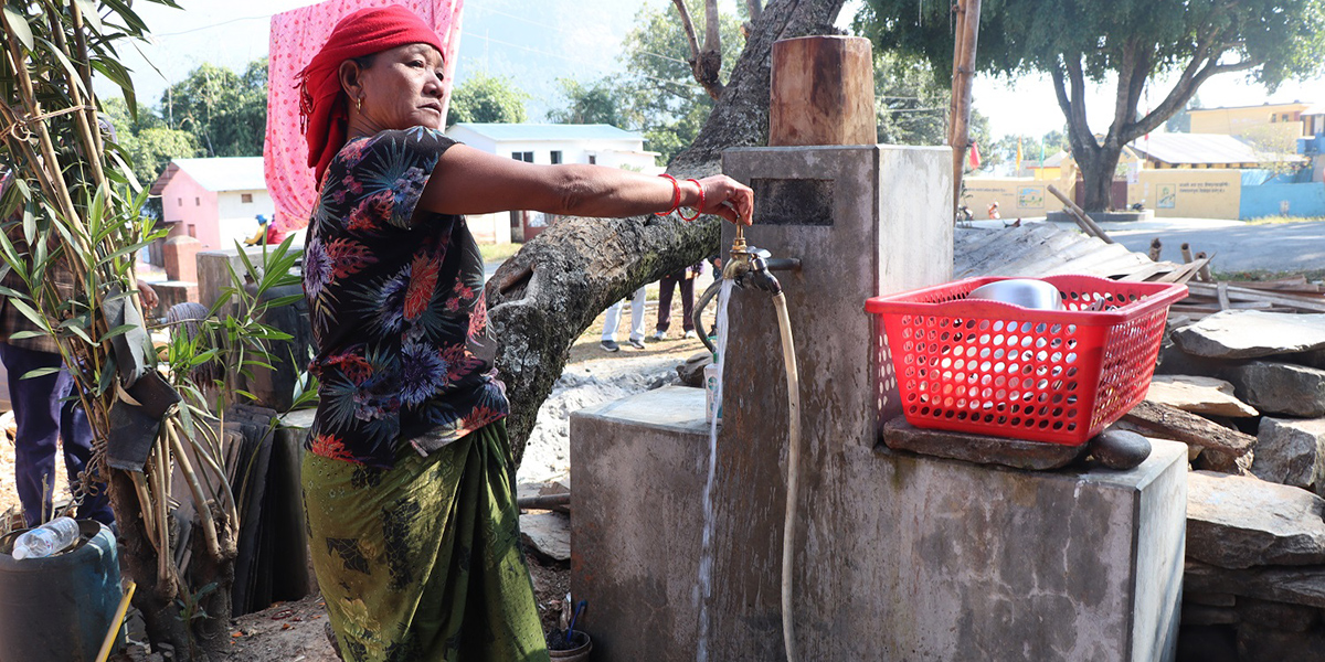 कालीगण्डकीको पानी रत्नेचौरमा : ‘एक घर, एक धारा’