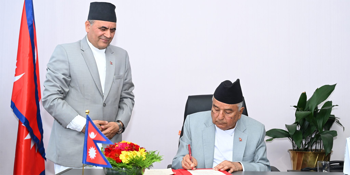 राष्ट्रपतिबाट प्रतिनिधिसभा सदस्य निर्वाचन अध्यादेश जारी