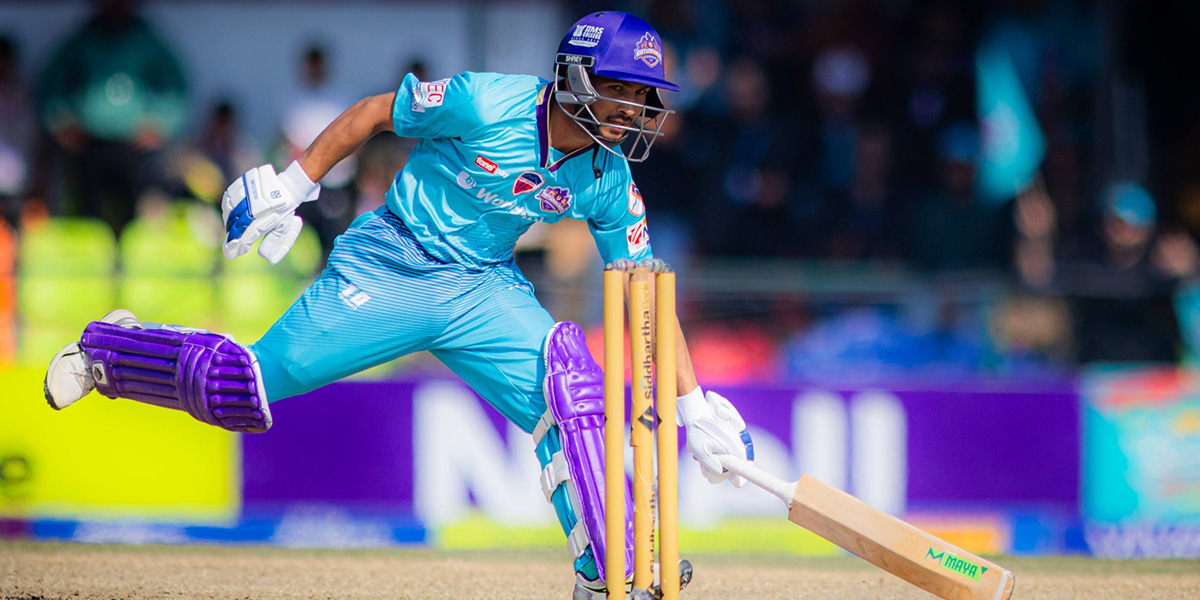 भीम सार्की चम्किदा पोखरालाई काठमाडौँको १६६ रनको लक्ष्य