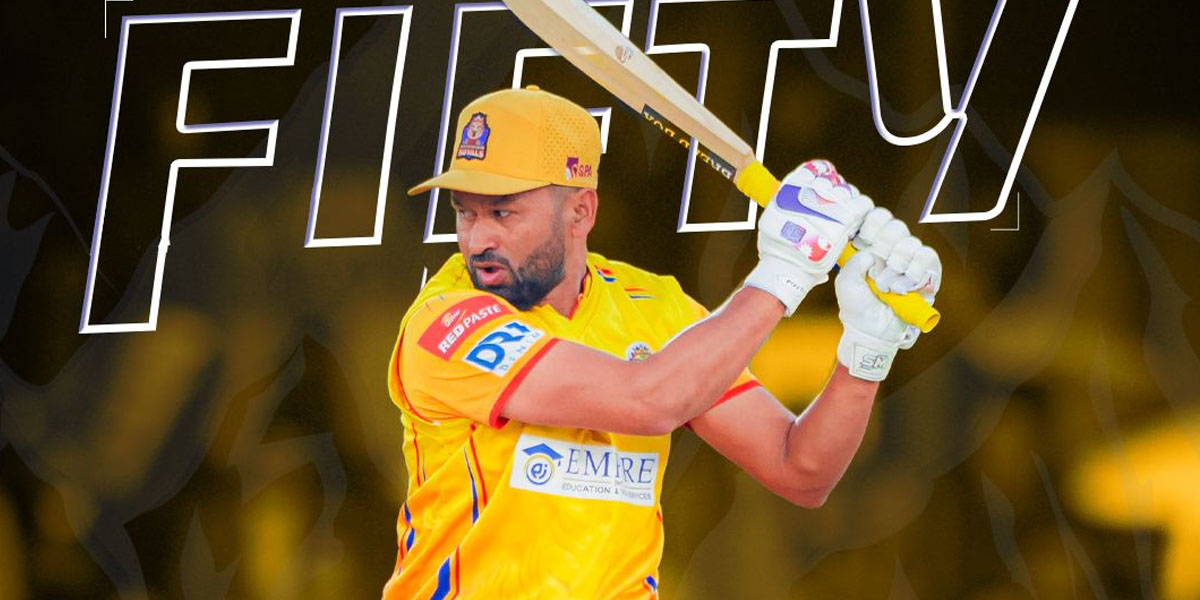 एनपीएलमा विनोद भण्डारीको दोस्रो अर्धशतक