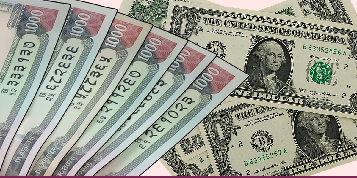 राष्ट्र बैंकले तोक्यो विदेशी मुद्राको विनिमयदर, अमेरिकी डलर १४४ रुपैयाँ नाघ्यो