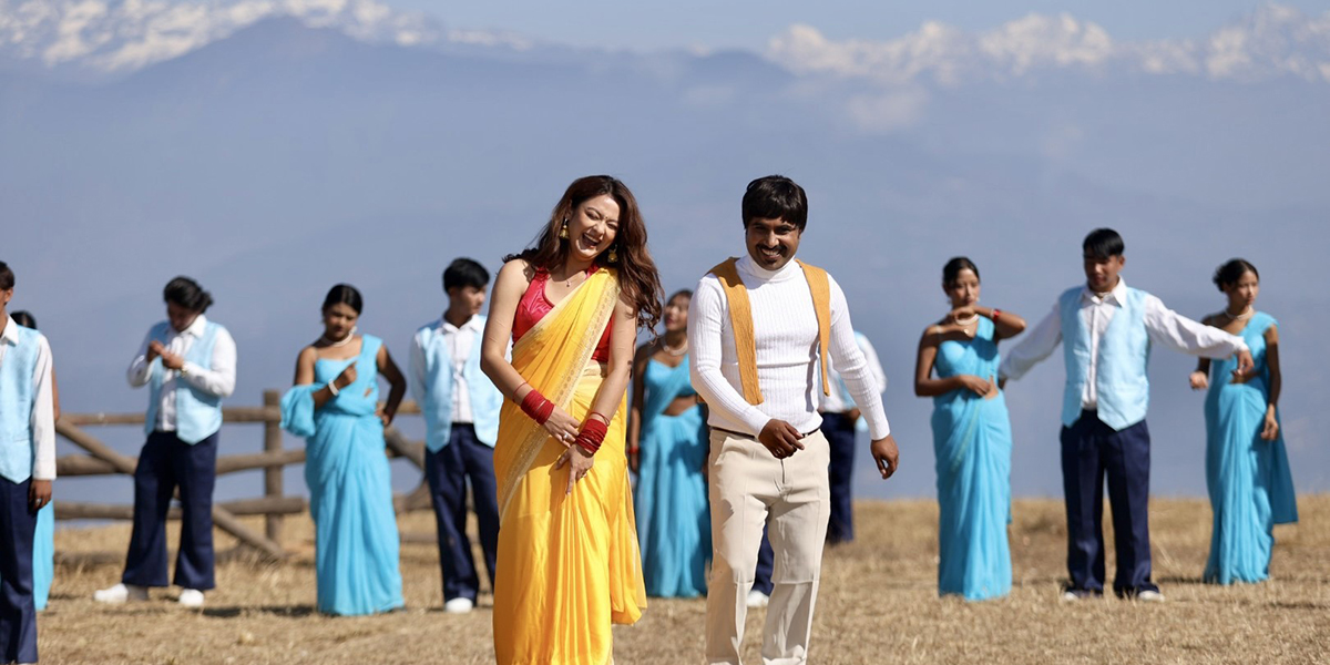 जर्सिङ पौवामा ‘मालती मंगले’ को गीत छायांकन, रोमान्टिक देखिए वर्षा र विजय