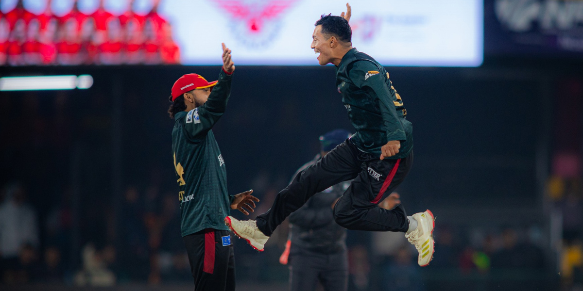 पोखरा एभेन्जर्स ३४ रनले विजयी, बाहिरियो कर्णाली