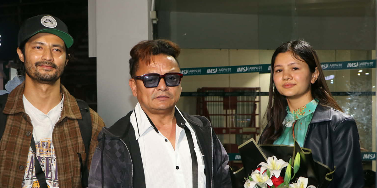 ‘पीआर’ को प्रचारका लागि अस्ट्रेलियाबाट आए कलाकार आर.ए सुरज र विनिता