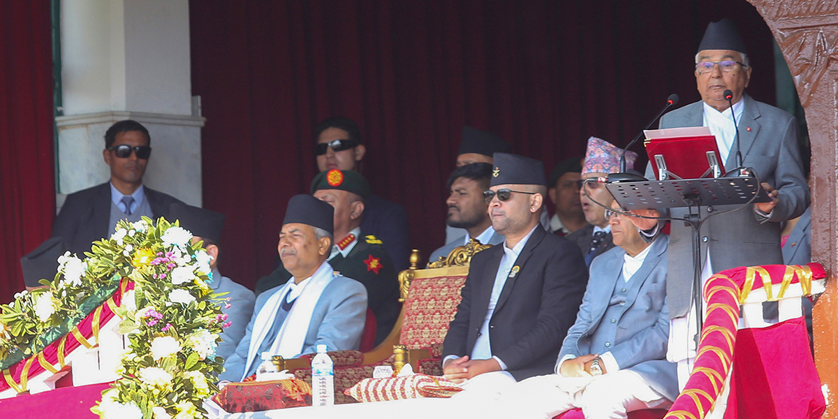 युवापुस्ताले चाहेको परिवर्तन निर्वाचनमार्फत अघि बढाऔँ : राष्ट्रपति