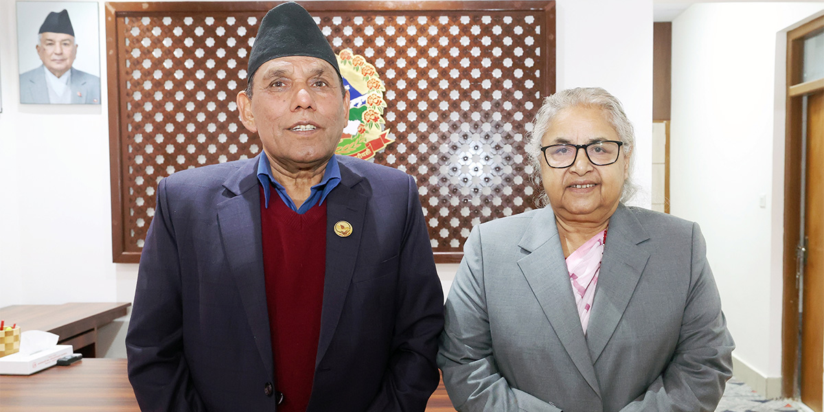 प्रधानमन्त्री कार्कीसँग राष्ट्रियसभा अध्यक्ष दाहालको भेटवार्ता