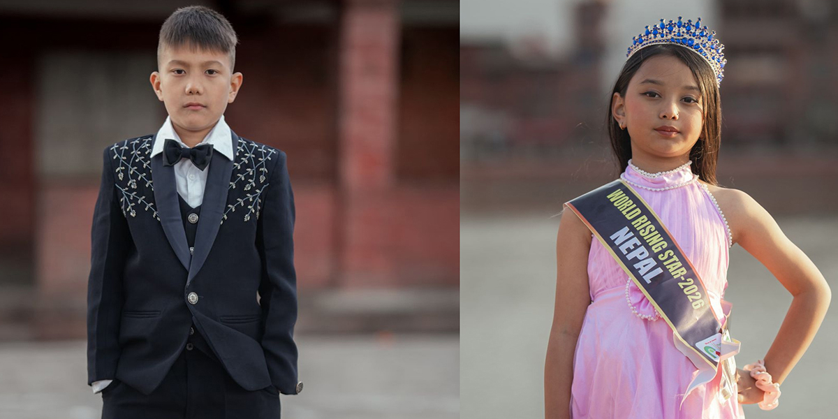 ‘वर्ल्ड राइजिङ स्टार’ मा नेपालबाट प्रतिनिधित्व गर्दै प्रनिक थापा र समृद्धि शाह