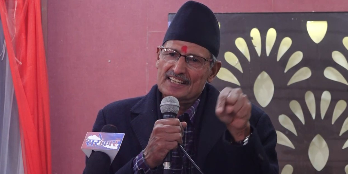 वामपन्थीहरूलाई सिध्याउने योजना बनिरहेको छ : सापकोटा