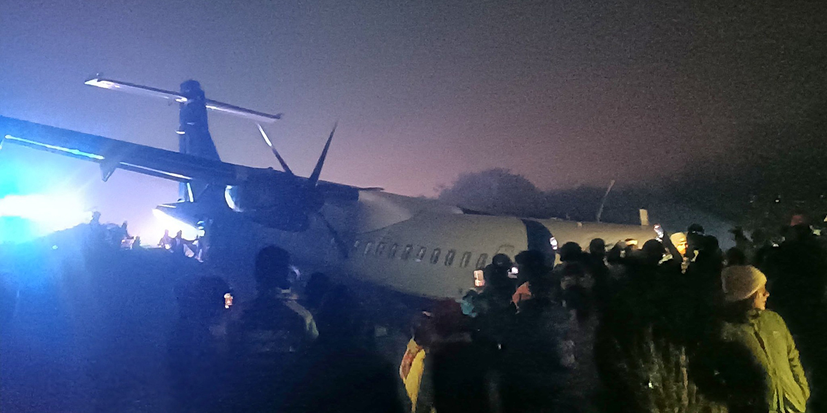 बुद्ध एयरको विमान दुर्घटना अपडेट : चालक दलका एकसहित सात यात्रु घाइते, उपचार हुँदै