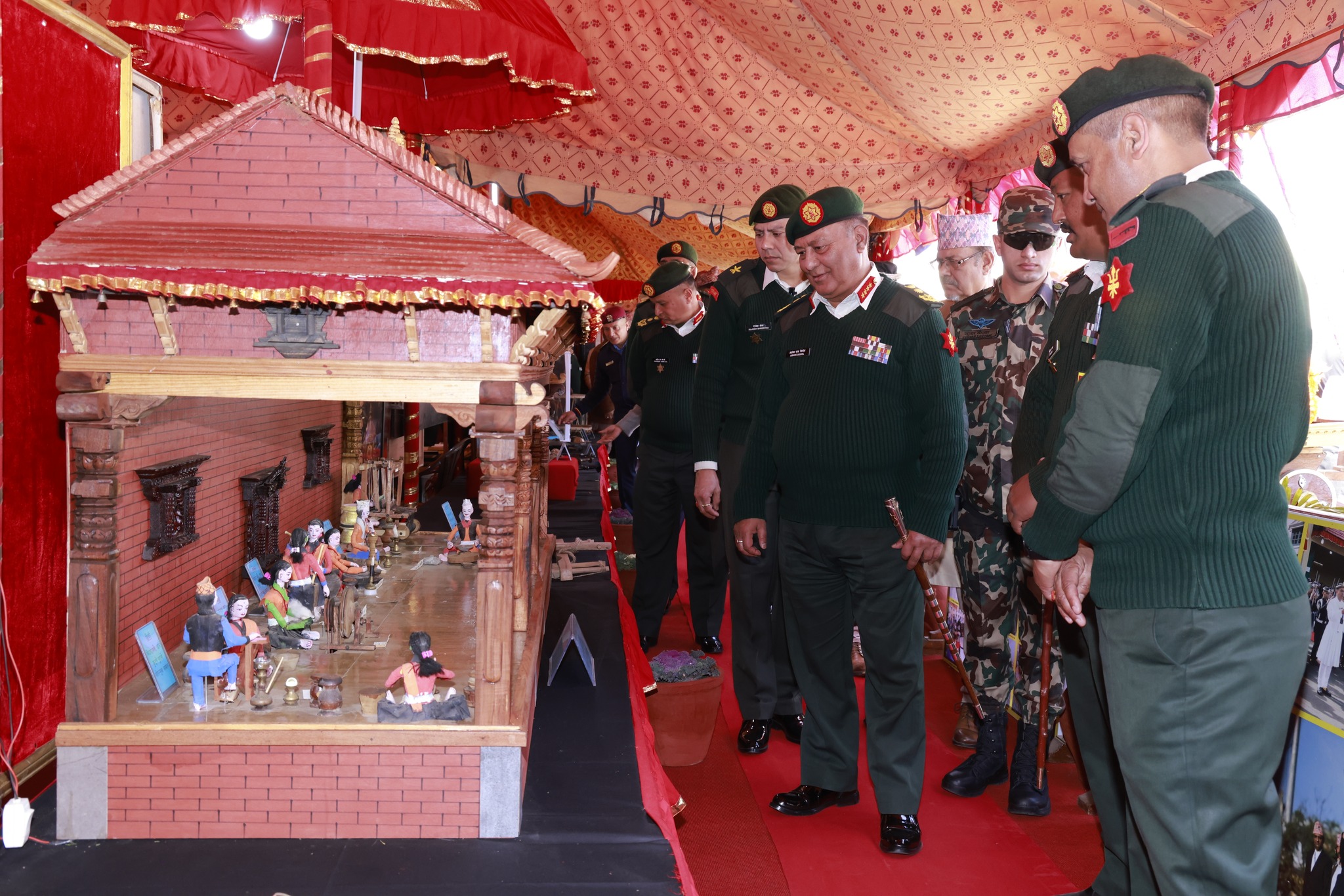 जंगीअड्डामा सेनाको फोटो तथा बृहत् प्रदर्शनी