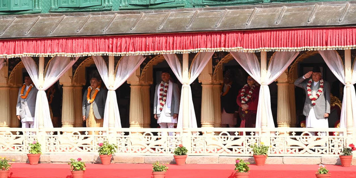 राष्ट्रपति पौडेलद्वारा वसन्त श्रवण