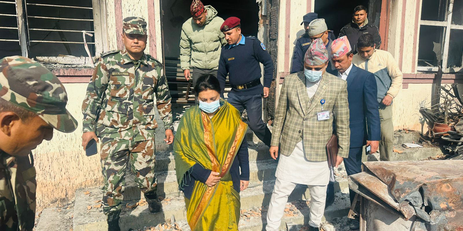 पूर्वराष्ट्रपति भण्डारीले गरिन् सर्वोच्च अदालतको अवलोकन