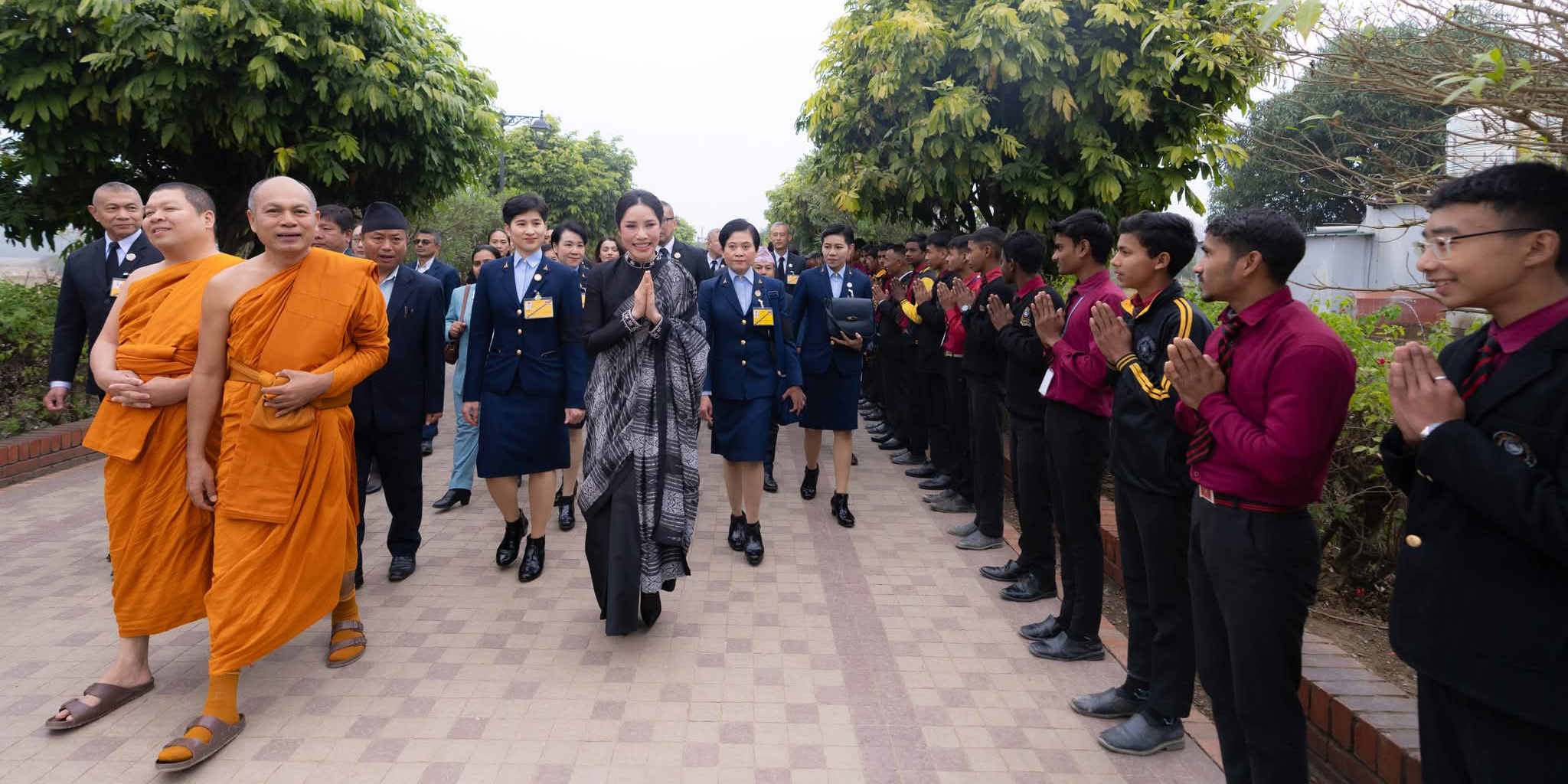 लुम्बिनीमा थाइल्याण्ड राजपरिवारकी सदस्य बिलासकल्यानी (तस्बिरहरू)