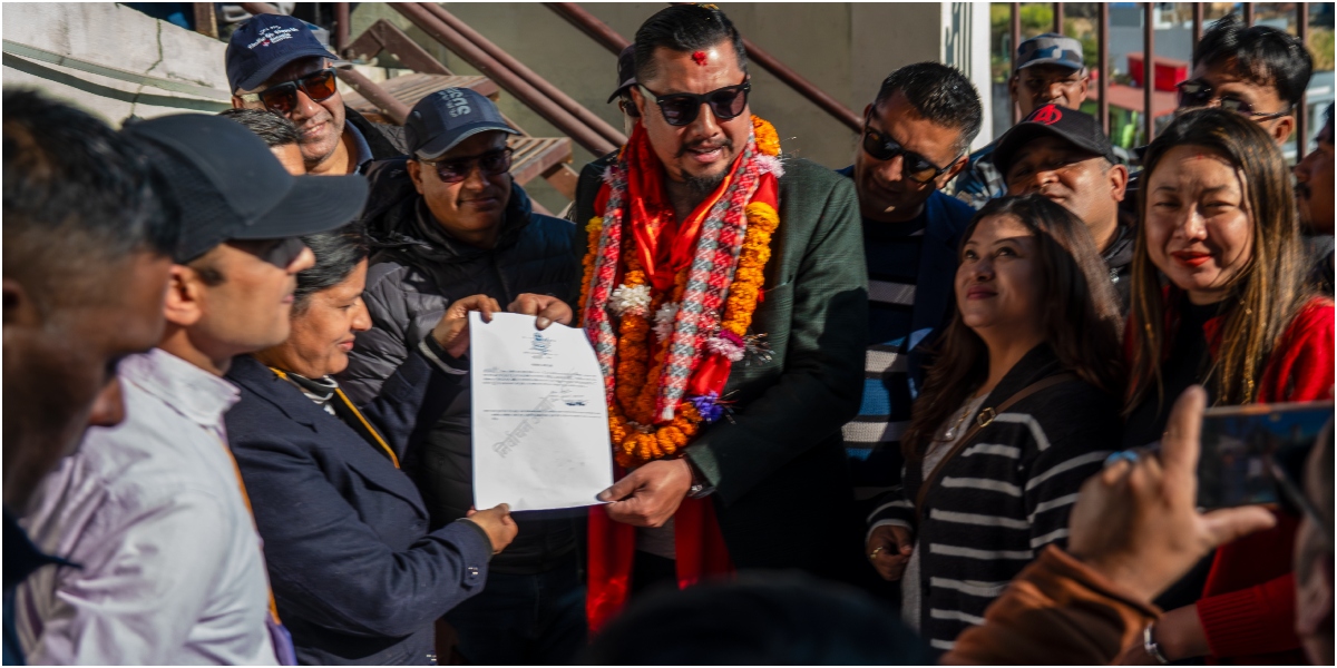 काठमाडौँ ८ मा रास्वपाका विराजभक्तले दिए उम्मेदवारी